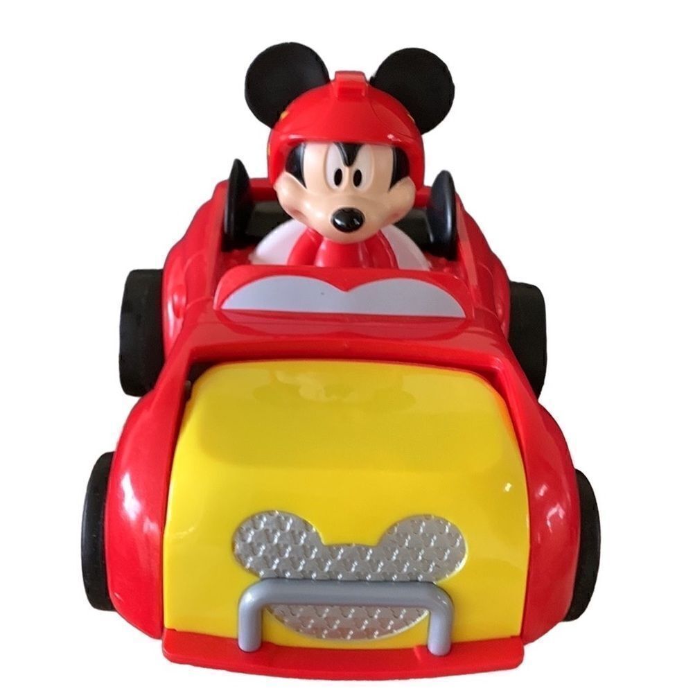 Disney‎ Mickey Mouse roadster car - Transformer Talking red race car